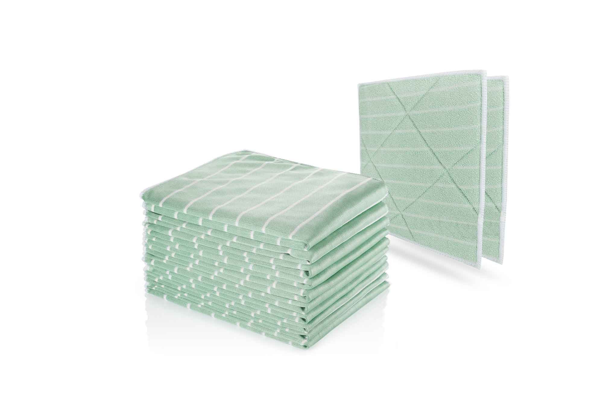 Muxel Bambus-Reinigung-Tuch, 12er Set Reinigungstuch (66% Polyester / 18% Viskose aus Bambus/ 16% Polyamid, 40)