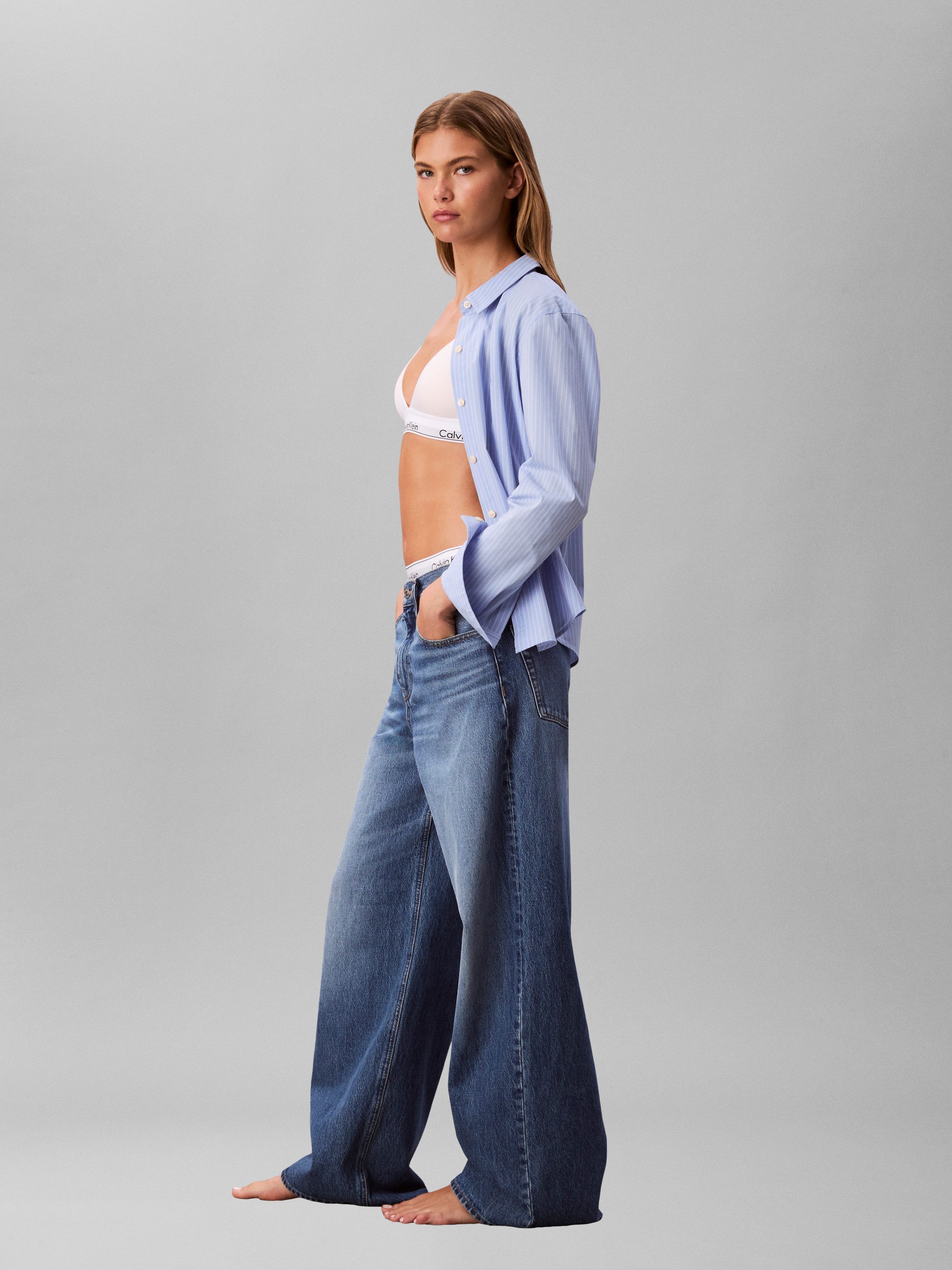 Calvin Klein Jeans Weite Jeans Wide-leg-Passform günstig online kaufen