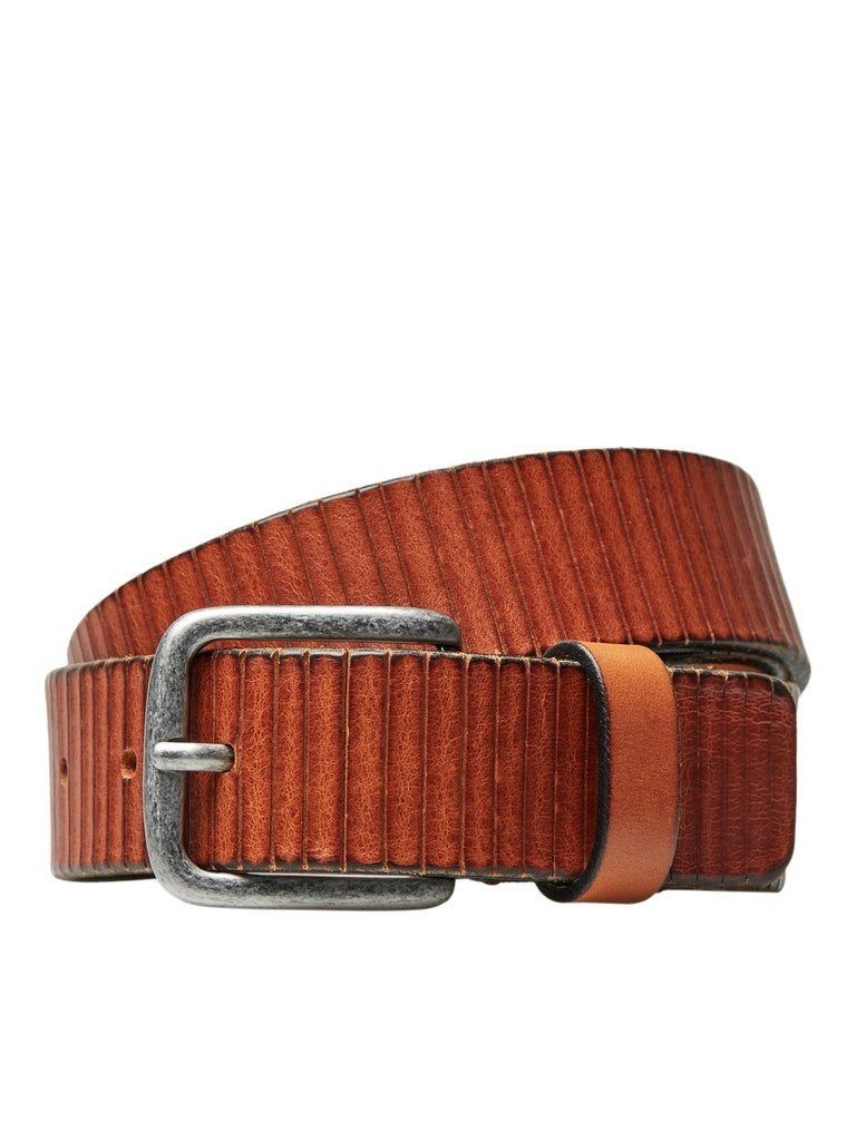Jack & Jones Ledergürtel JACROYALE LEATHER BELT LTN VEGETABL