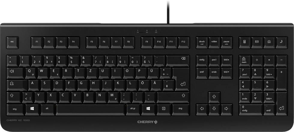 KC Tastatur 1000 Cherry schwarz