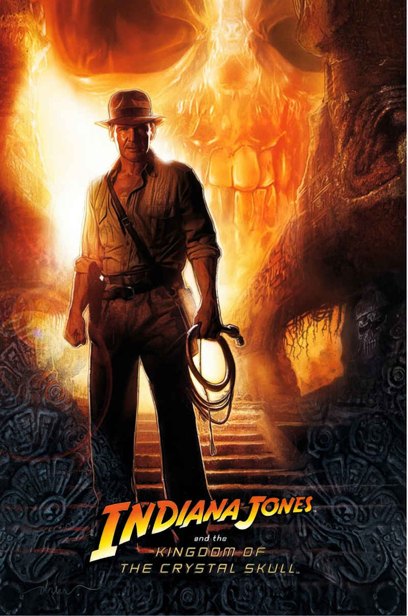 Close Up Poster Indiana Jones Poster Kingdom of th Crystal Skull 68,5 x