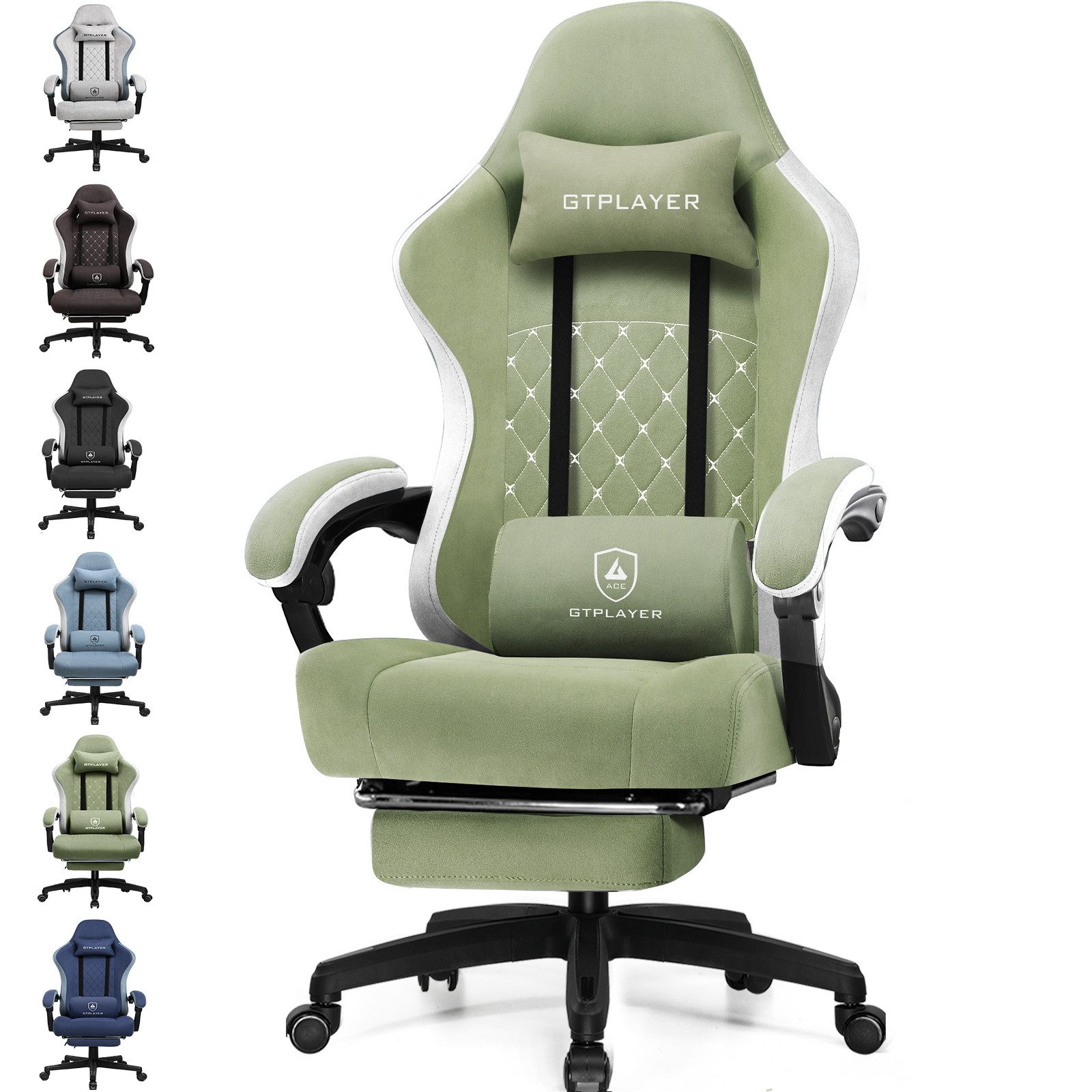 GTPLAYER Gaming-Stuhl Ergonomischer Gaming Sessel Schreibtischstuhl günstig online kaufen