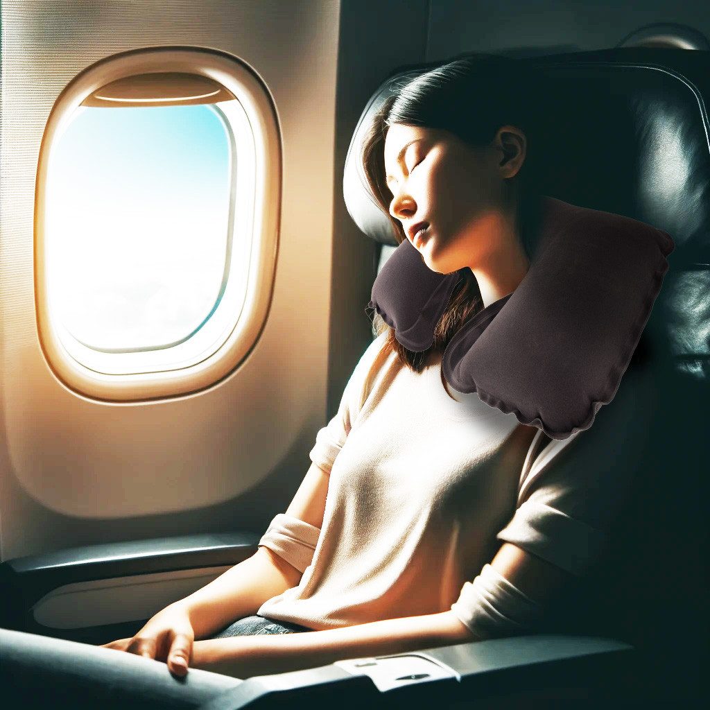 Avenli Nackenkissen Aufblasbares Reise Kopfkissen Nackenhörnchen 45x28cm, 4 günstig online kaufen