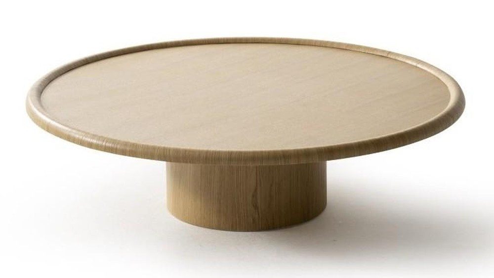 Xlmoebel Couchtisch Moderner runder Couchtisch aus Holz in Braun für Ihr Wohnzimmer, Made in Europa
