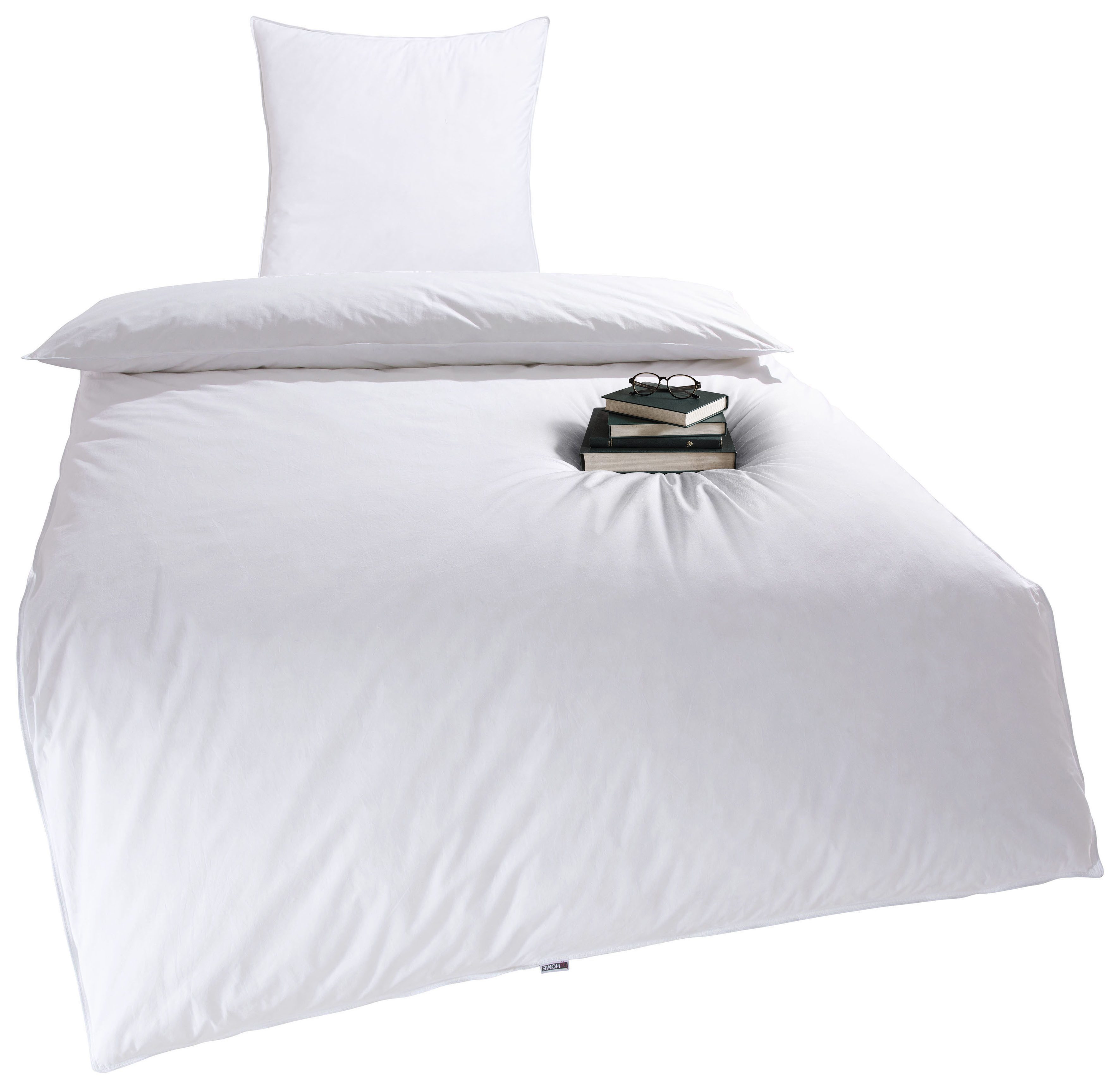 my home Federbettdecke + Kopfkissen Liem Ballonbettdecke 135x200 cm, 155x22 günstig online kaufen