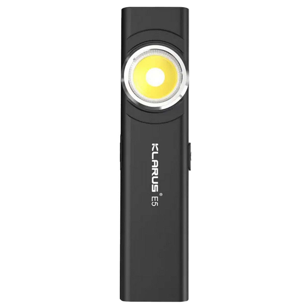 Klarus LED Taschenlampe E5 600 Lumen - Multifunktions-EDC Taschenlampe Schwarz