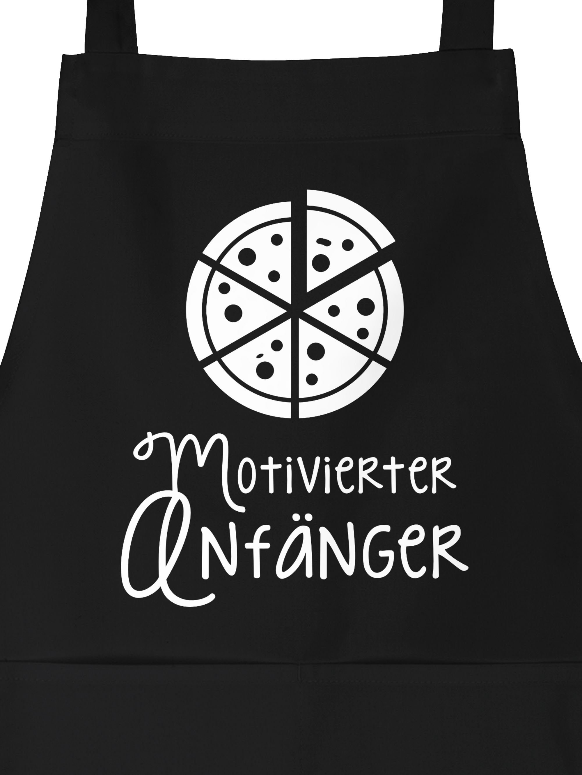 Shirtracer Kochschürze »Motiverter Anfänger Pizza Küchenschürze zum