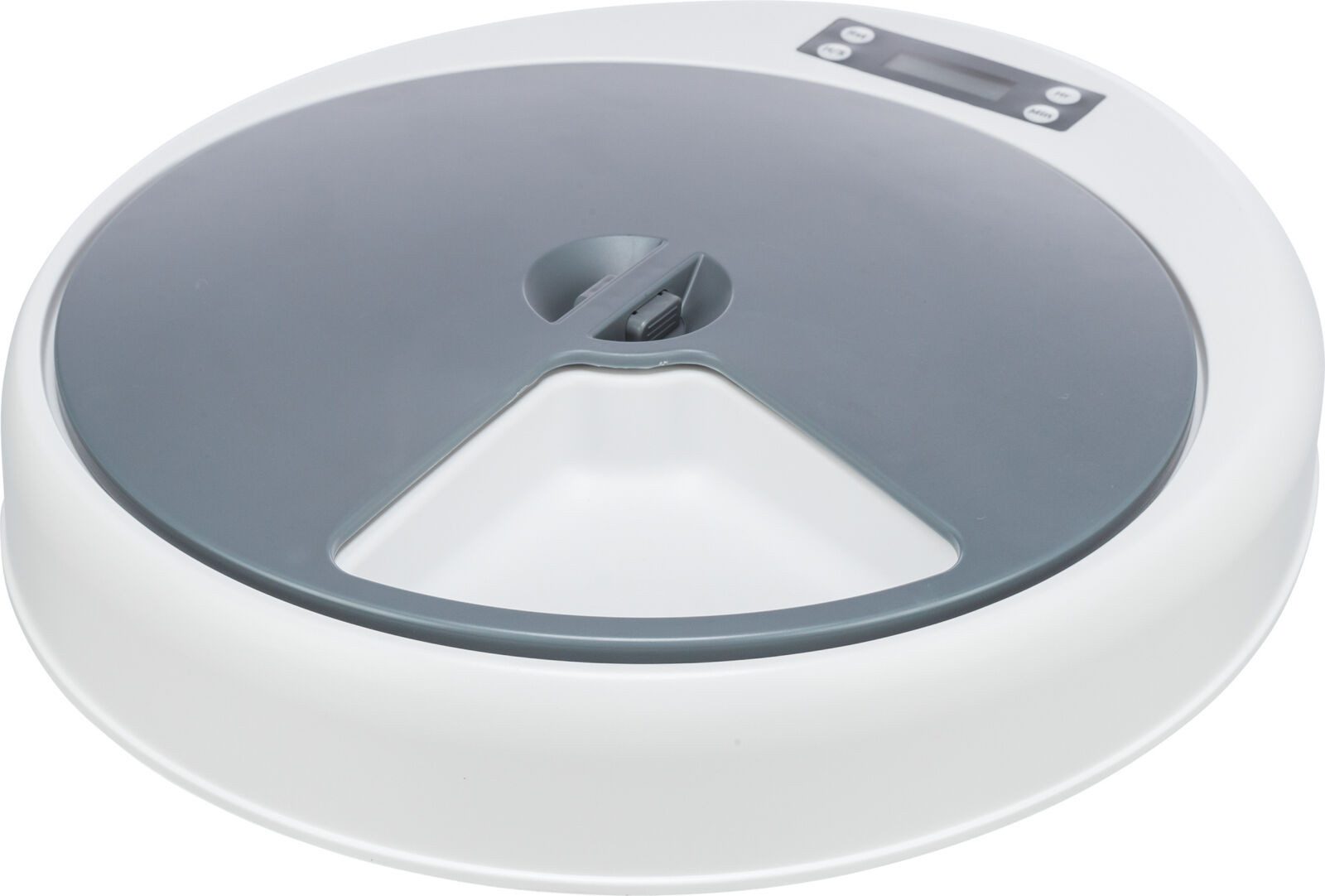TRIXIE Hunde-Futterautomat Futterautomat TX4+1 - weiß/grau - 5 × 0,25 l/34 × 6 × 39 cm