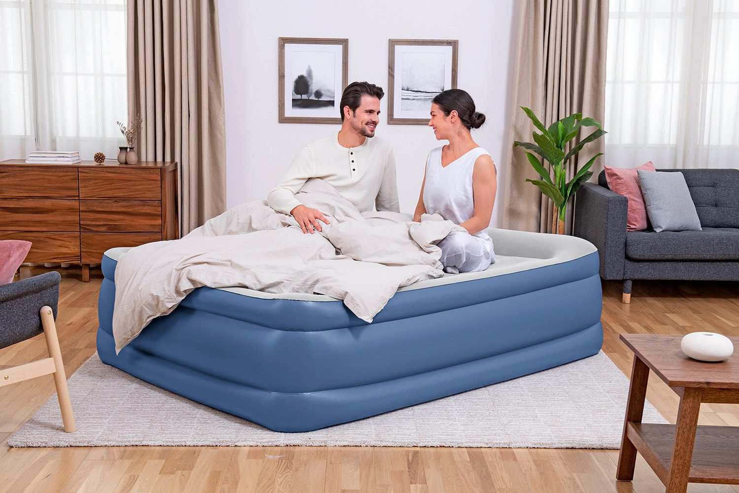 Bestway Luftbett TrTech, (Packung, 1-tlg., mit integrierter Elektropumpe 20 günstig online kaufen