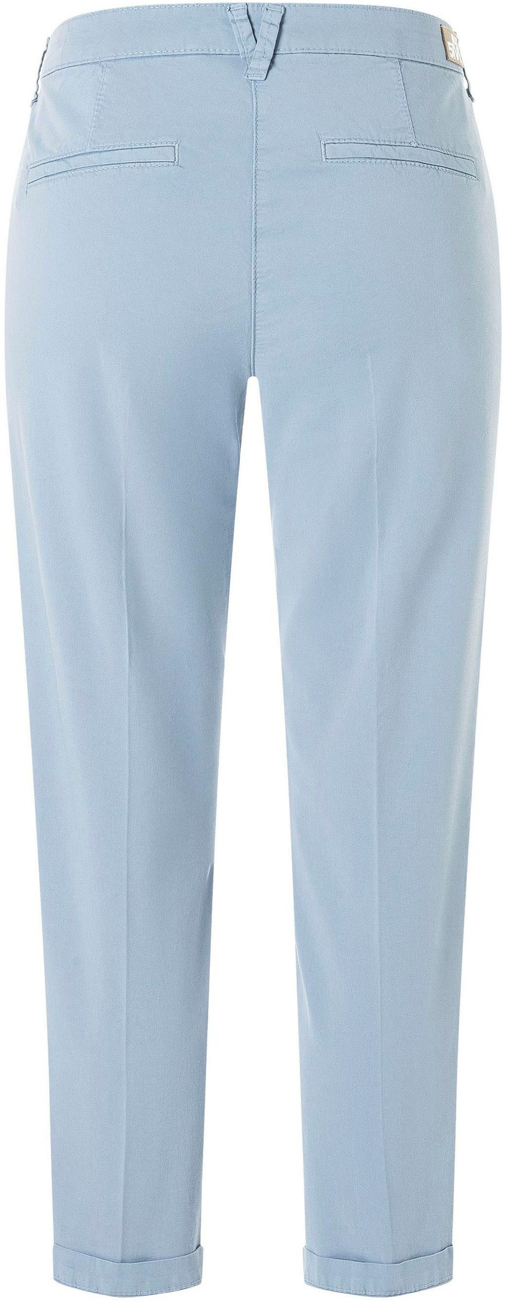 MAC Chinohose CHINO turn up mit dezentem Glanz, elegant und sportiv zugleich