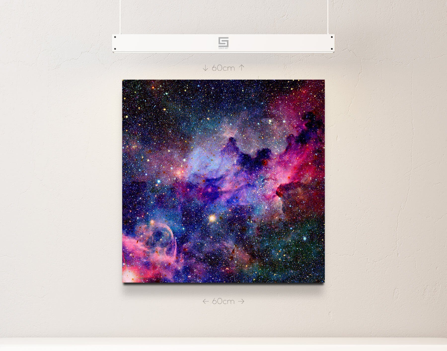 Sinus Art Leinwandbild Nebel und Galaxien günstig online kaufen