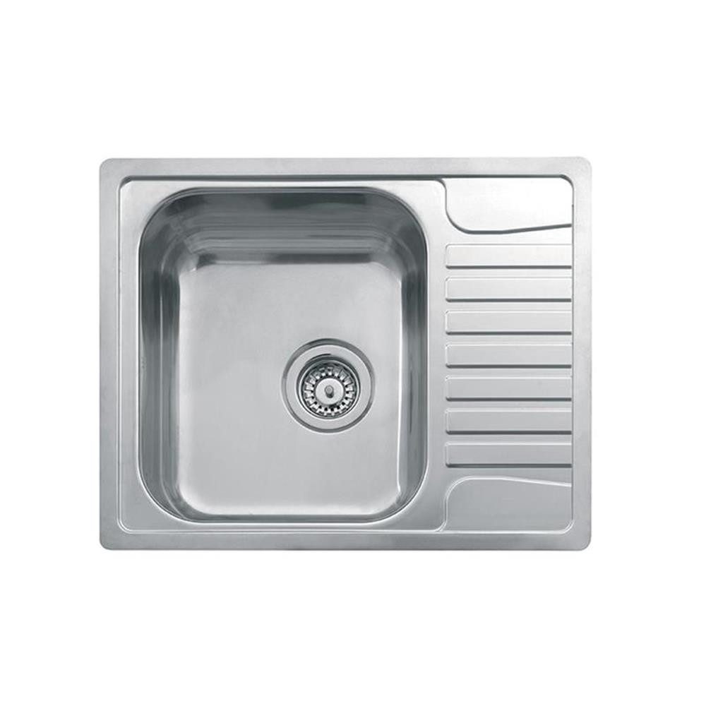 REGINOX Edelstahlspüle Clean & Care Admiral 40 (L) KG-CC Edelstahl (304) ohne Überlauf, 61,5/49 cm
