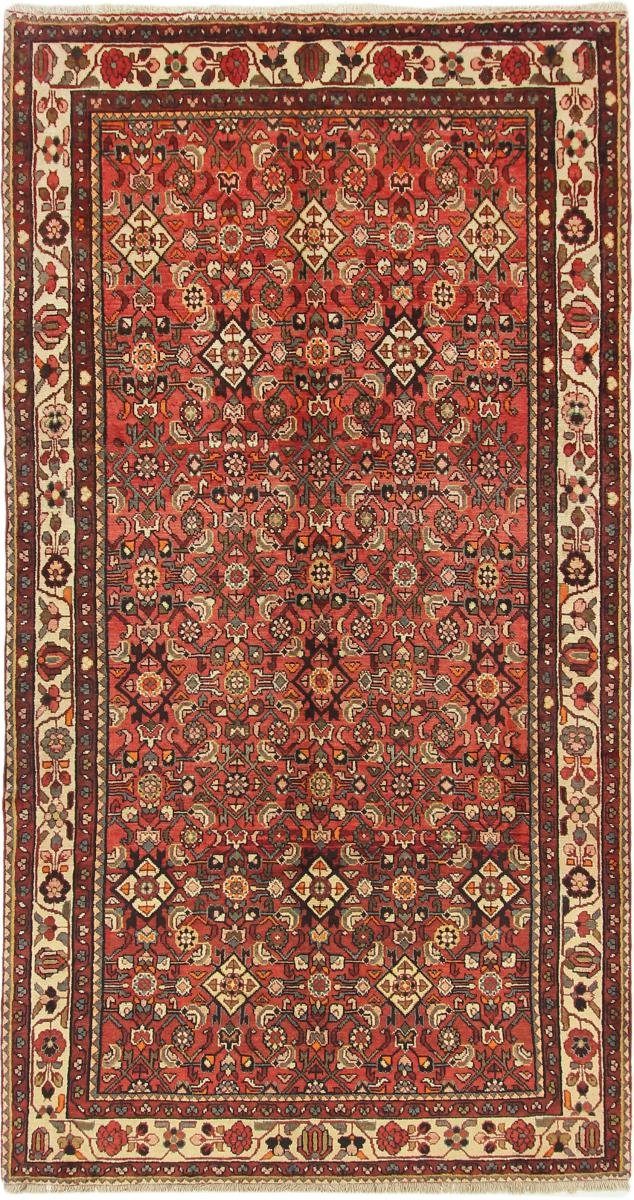 12 mm Perserteppich, Hosseinabad Handgeknüpfter Trading, Höhe: Orientteppich / rechteckig, Nain Orientteppich 161x302