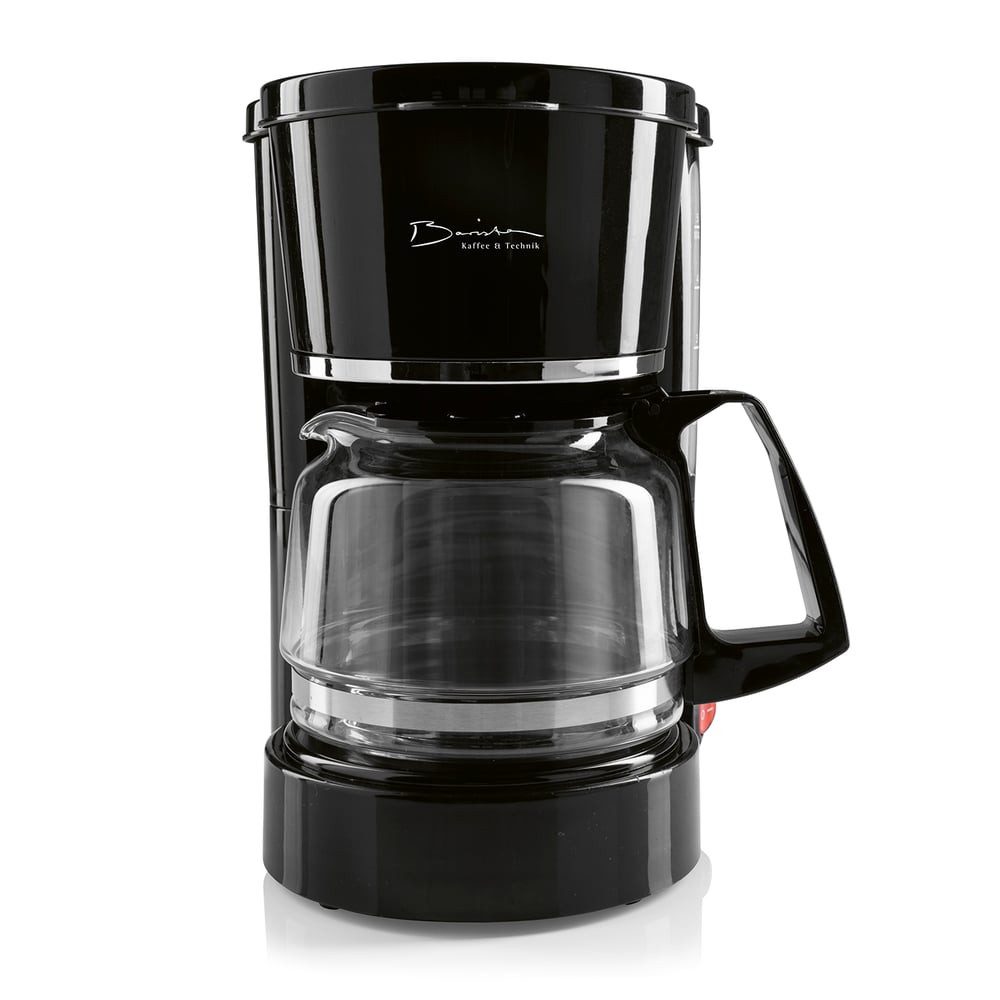 Barista Filterkaffeemaschine Barista Kaffeemaschine 750W schwarz 0,6l mit Glaskanne & Warmhaltefunktion, Barista Kaffeemaschine