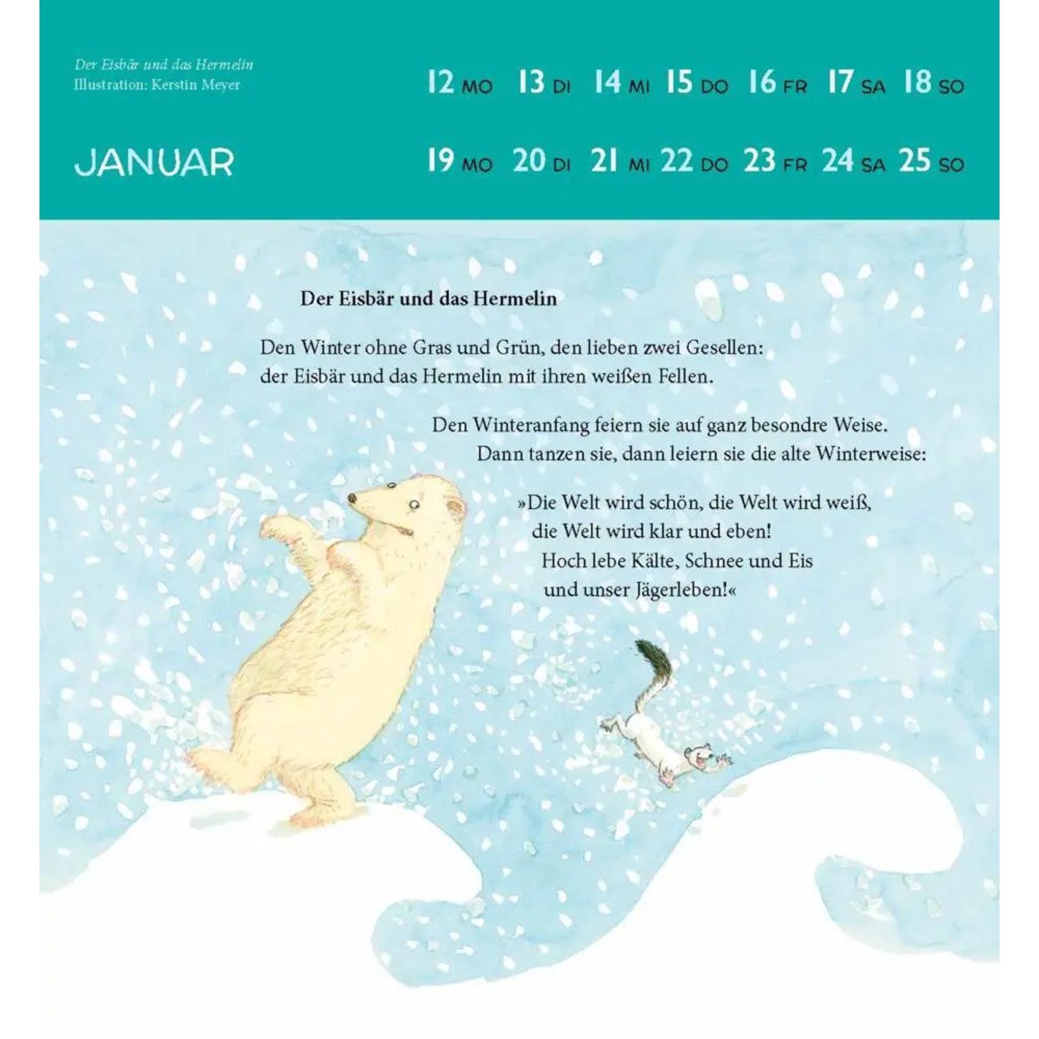 arche Wandkalender James Krüss Kalender 2026