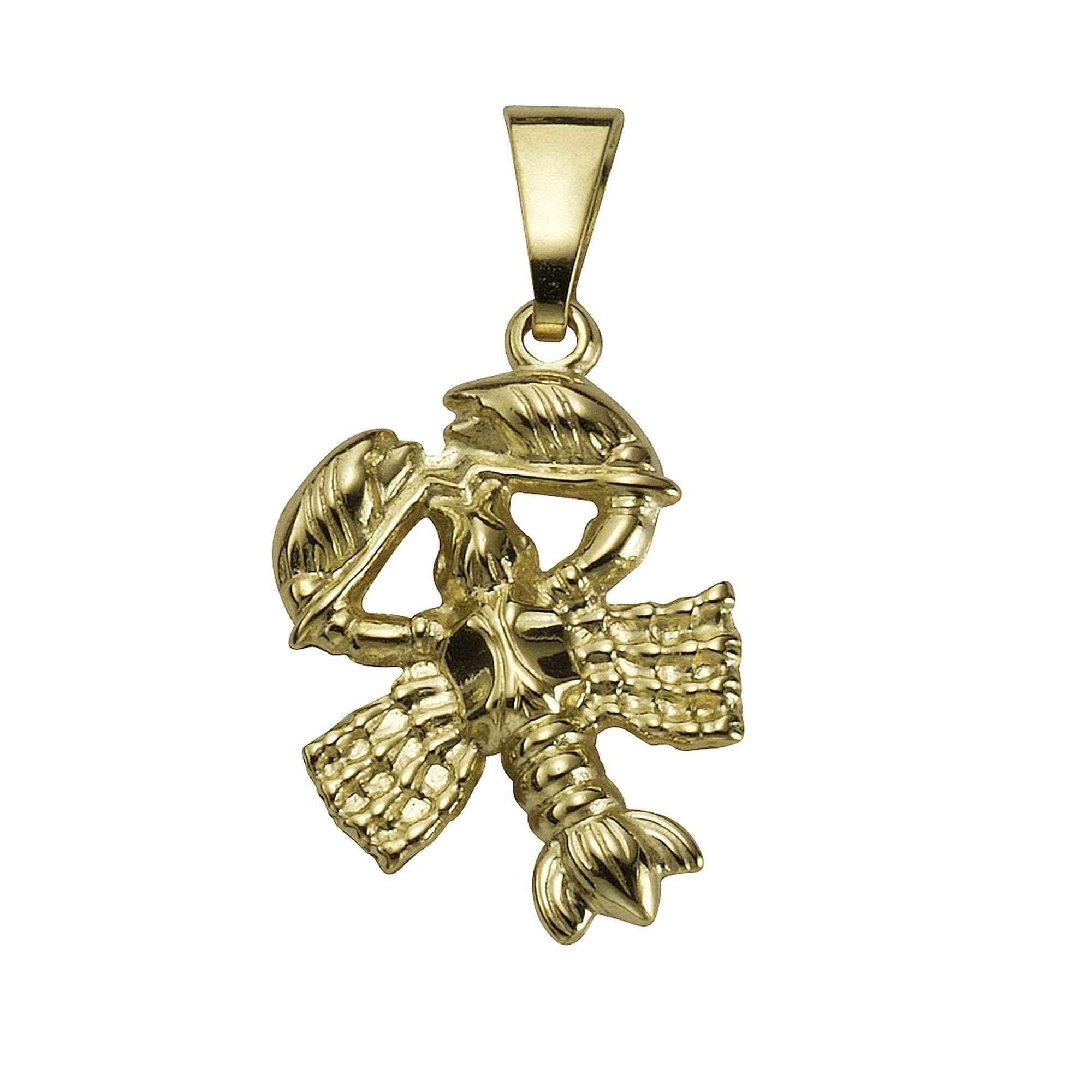Kettenanhänger 585/- Gelbgold glanz