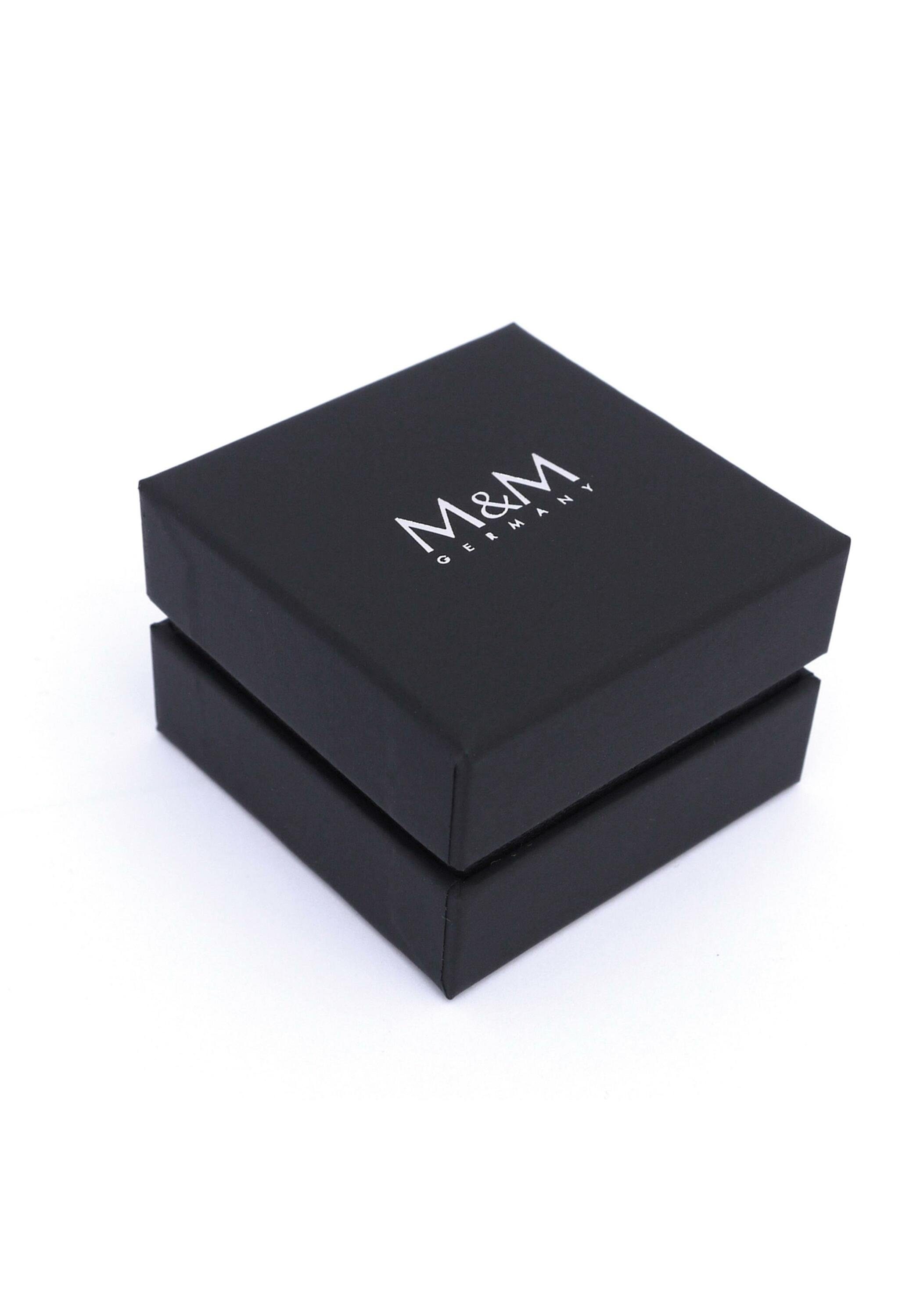 M&M Fingerring Ring Damen silber / gold Best Basics (1-tlg), deutsche Qualität, inkl. edles Schmucketui