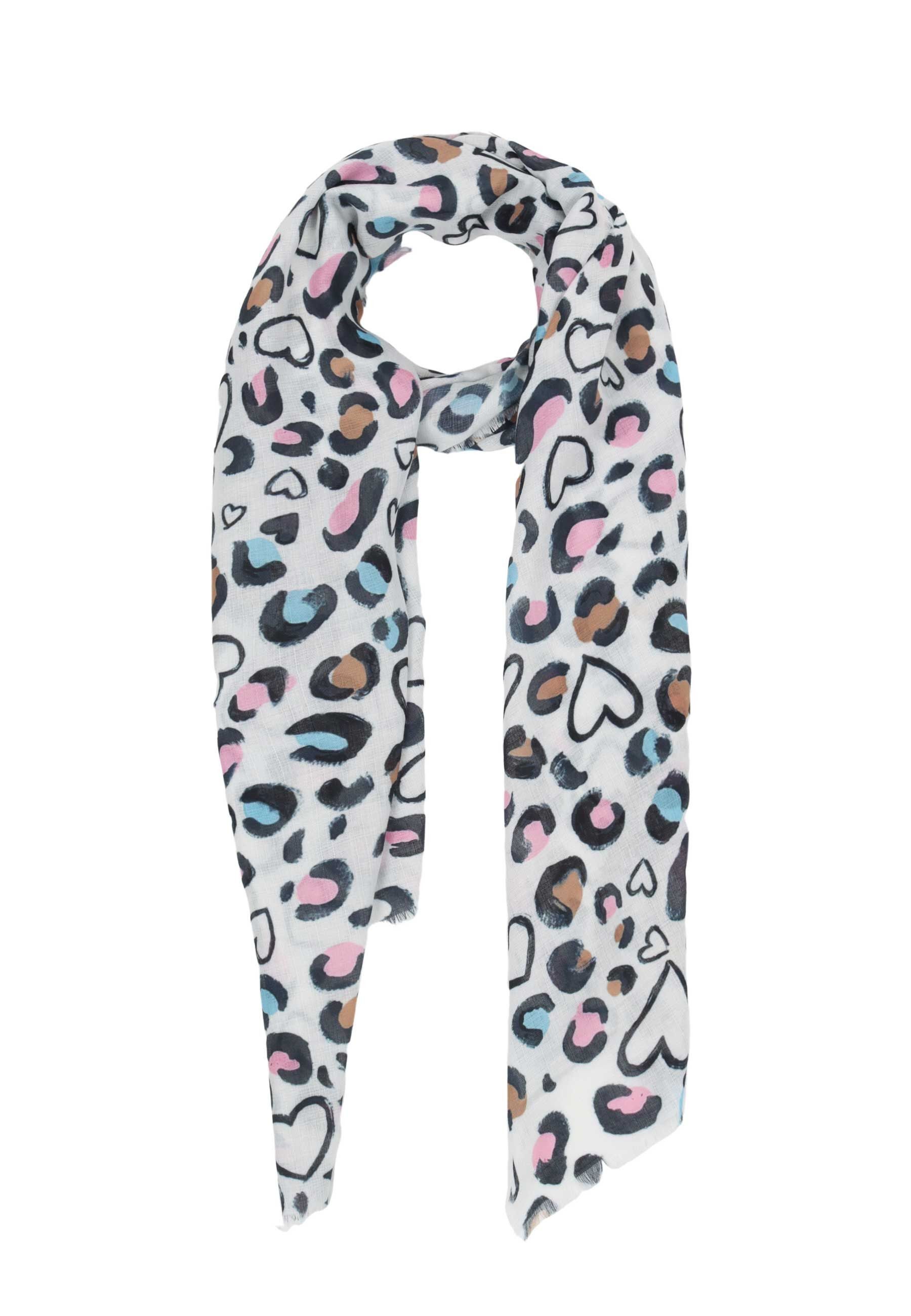 Samaya Modeschal Sarbi, (1-St), Animalschal mit Herzen