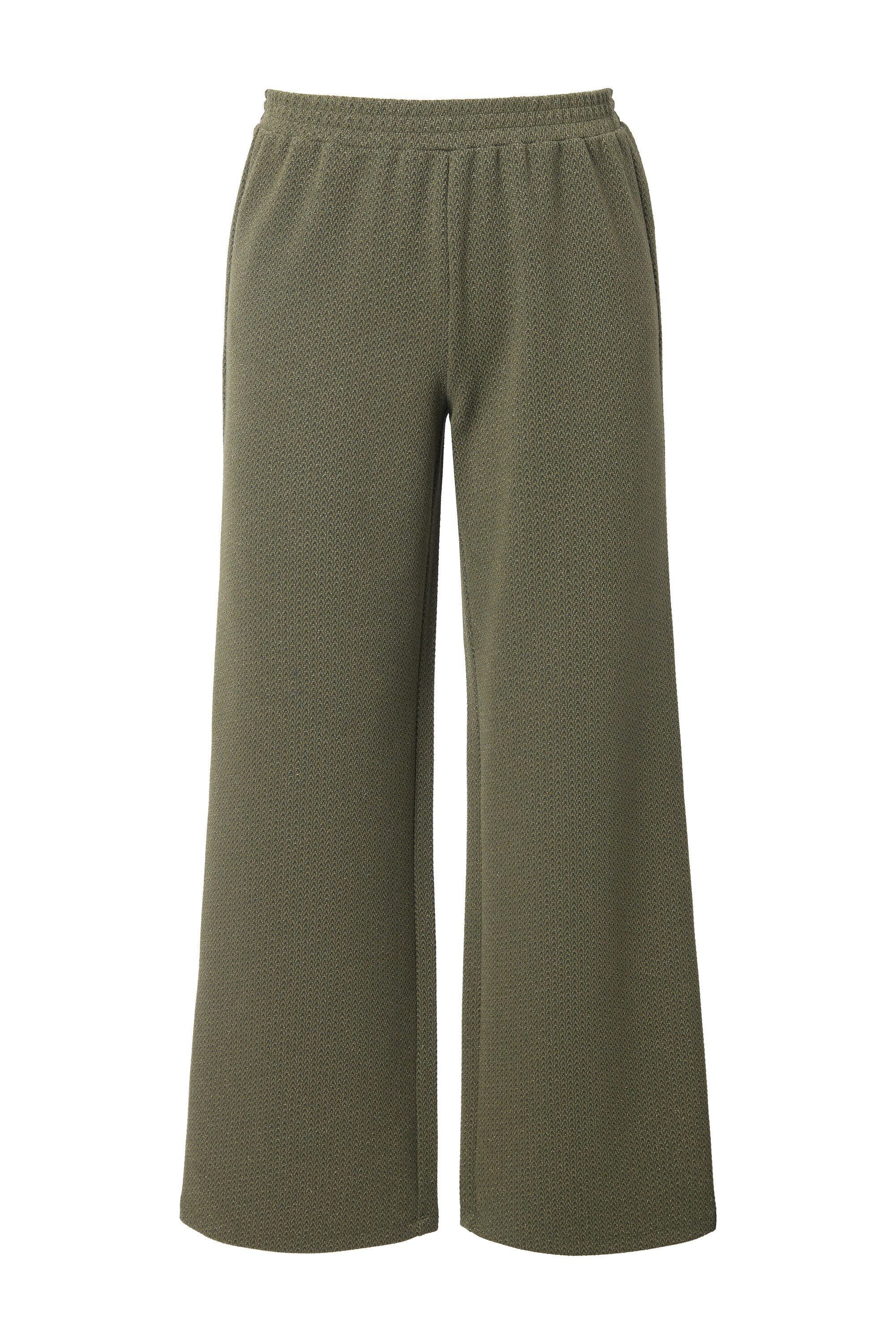 Studio Untold Schlupfhose Hose Wide Legs High Waist Glitzer-Jacquard günstig online kaufen