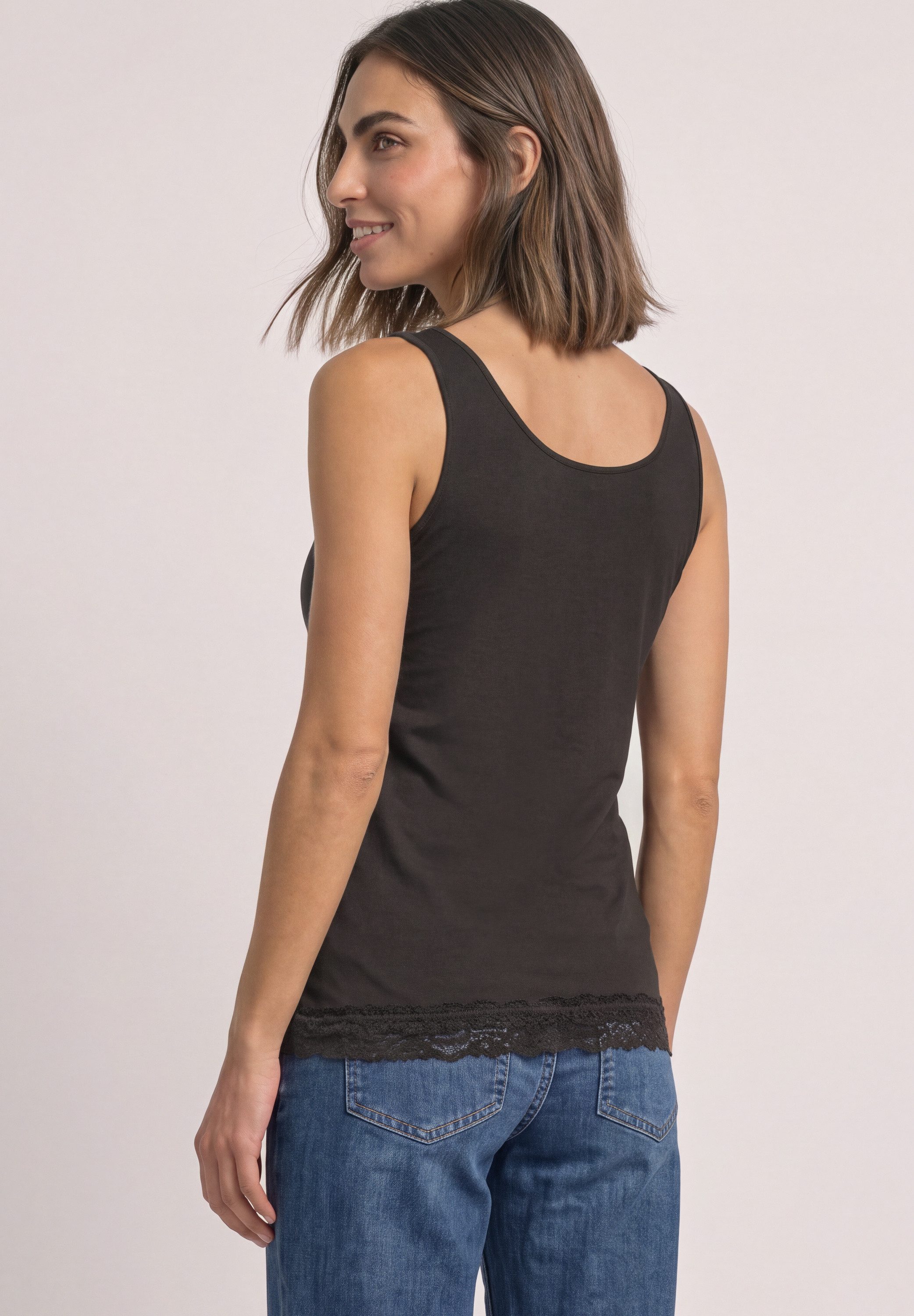 STREET ONE Spitzentop im soften Baumwoll-Mix – Bild 2 von 5