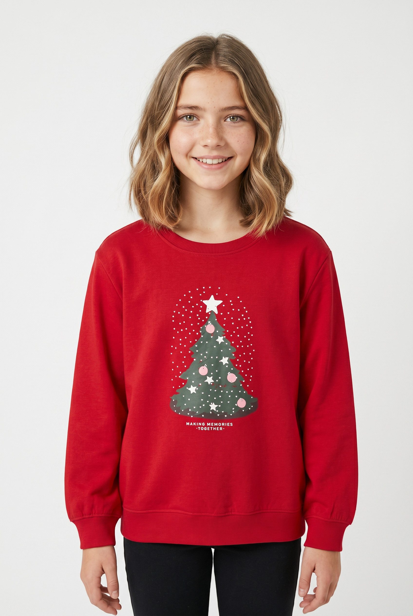 Sweatshirt NKFRILI LS NREG SWEAT BRU BOX