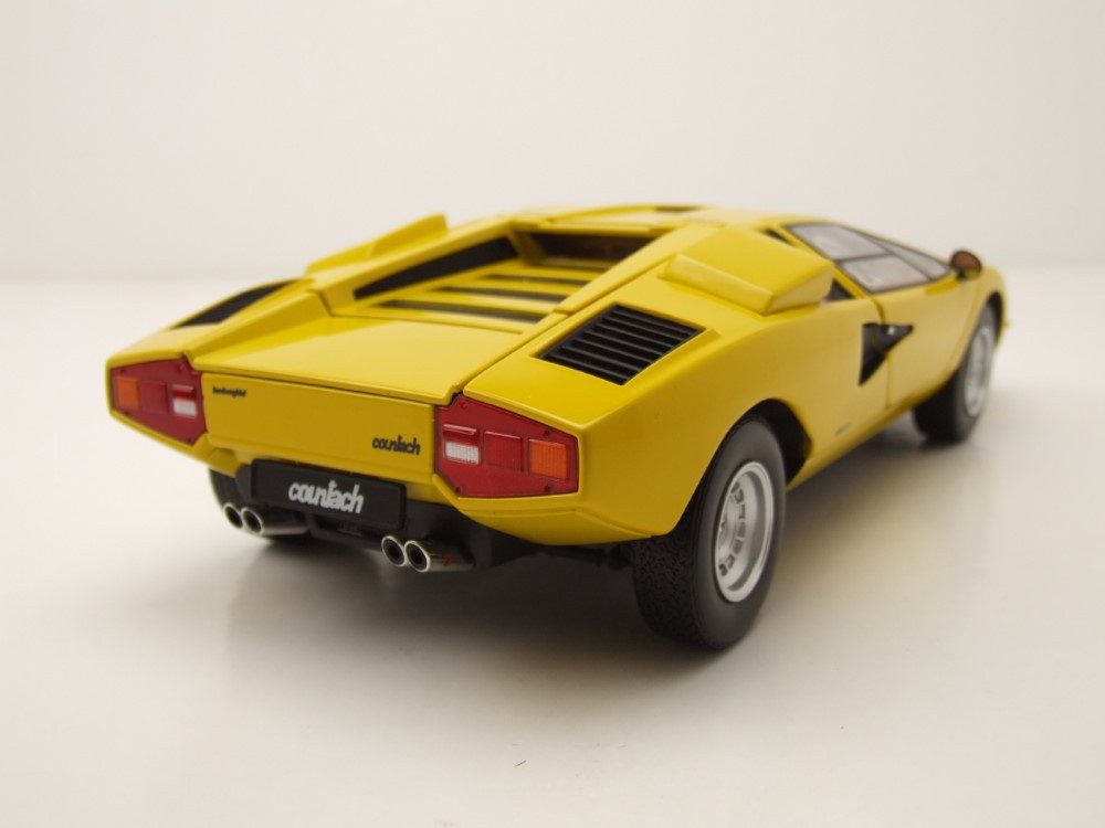 Kyosho Modellauto Lamborghini Countach LP 400 1974 gelb, Maßstab 1:18