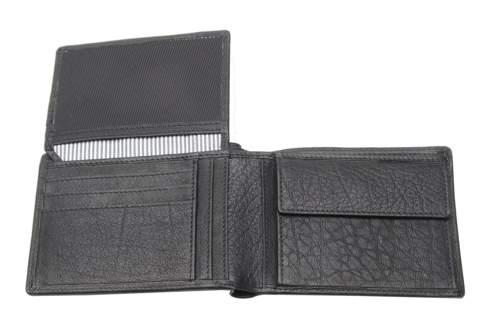 Esquire Geldbörse Wallet, aus echtem Büffelleder mit RFID-Blocker Schutz