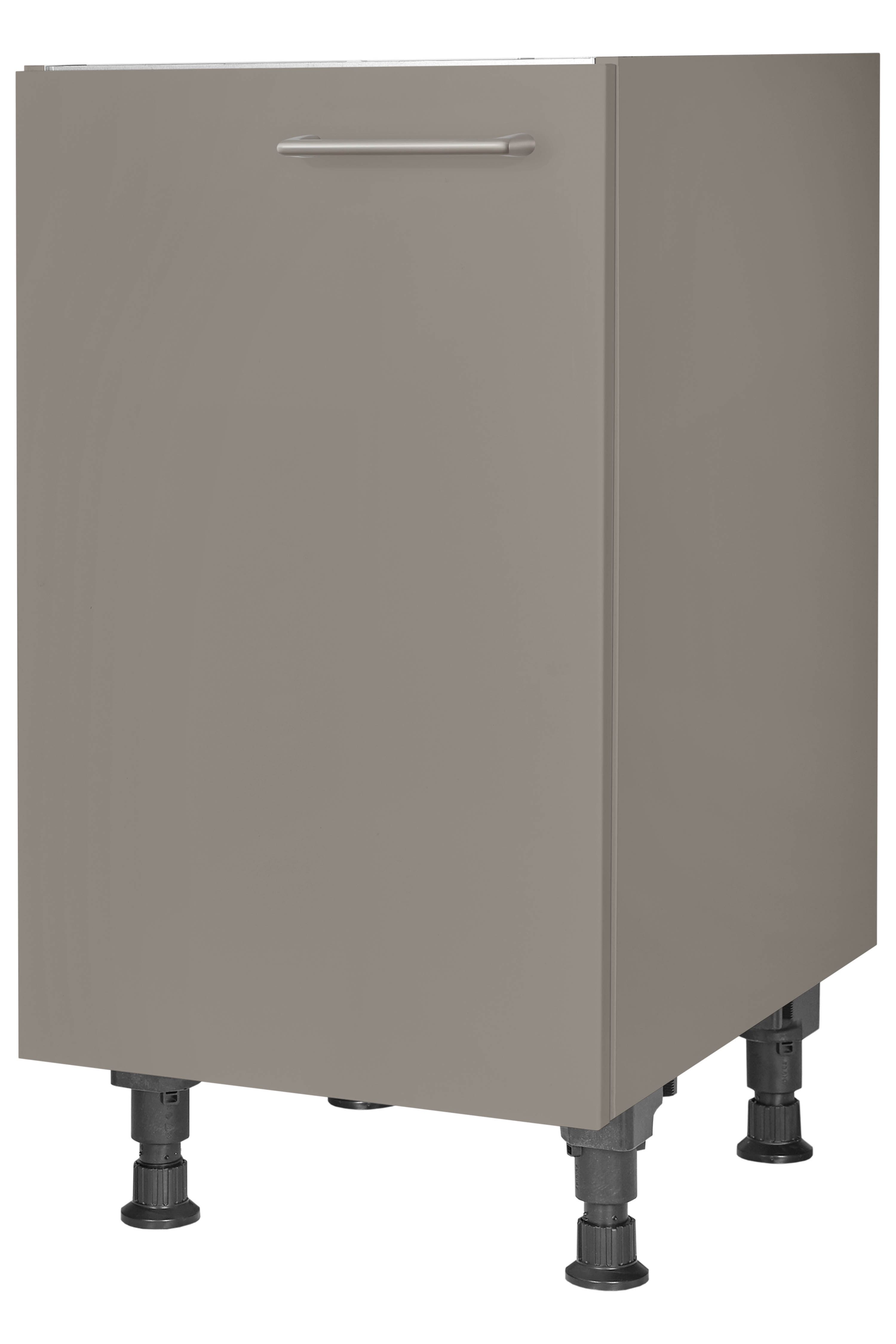 nobilia® Spülenschrank "Laser", Ausrichtung wählbar, vormontiert, in den Breiten 45 und 60 cm, mit höhenverstellbaren Sockelfüßen