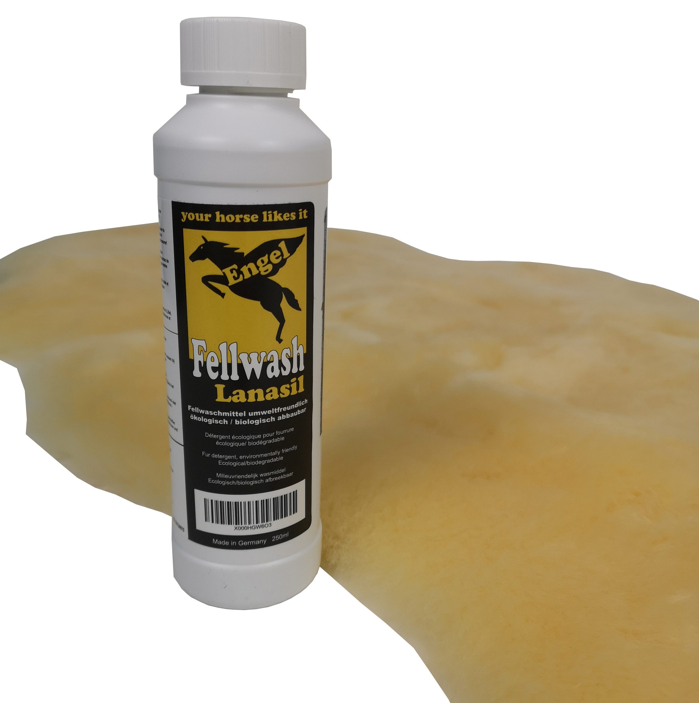 Engel Reitsport Fellpflege Engel Reitsport Lammfell Fellwaschmittel Fellwash Lanasil, 250 ml