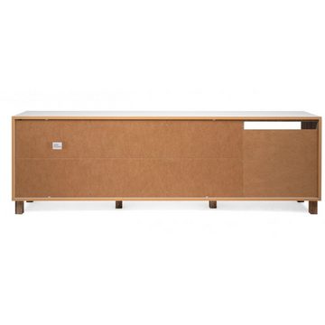 Finori Lowboard TV Board Lowboard Fernseher Kommode Sideboard ca. 200cm Weiß