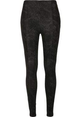 URBAN CLASSICS Leggings Damen Ladies Washed Faux Leather Pants (1-tlg)