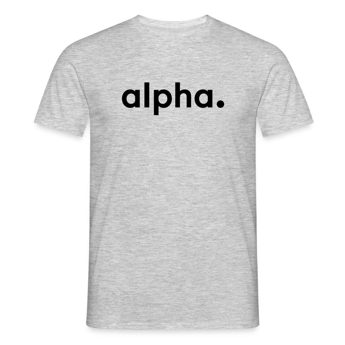T-Shirt Stromberg Firmenschriftzug von Alpha Männer T-Shirt