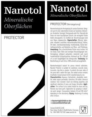 Nanotol Steinversiegelung Naturstein-Imprägnierung, Reichweite ca. 20m²/Liter