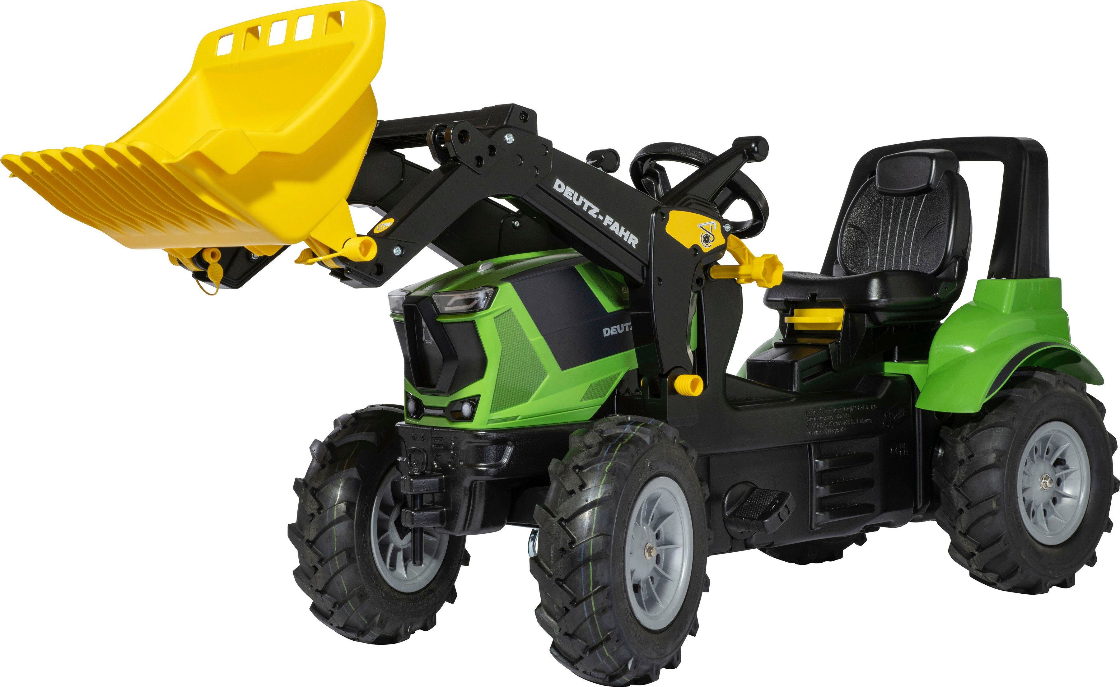 rolly toys® Trettraktor Farmtrac Premium II Deutz 8280 TTV, mit Frontlader  und Luftbereifung, BxTxH: 150x54x75 cm
