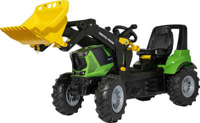 rolly toys® Trettraktor »Farmtrac Premium II Deutz 8280 TTV«, mit Frontlader und Luftbereifung, BxTxH: 150x54x75 cm