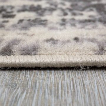 Teppich Teppich Beige Grau Creme Abstrakt Vintage Look Wohnzimmer Kurzflor, Vimoda, Rechteckig