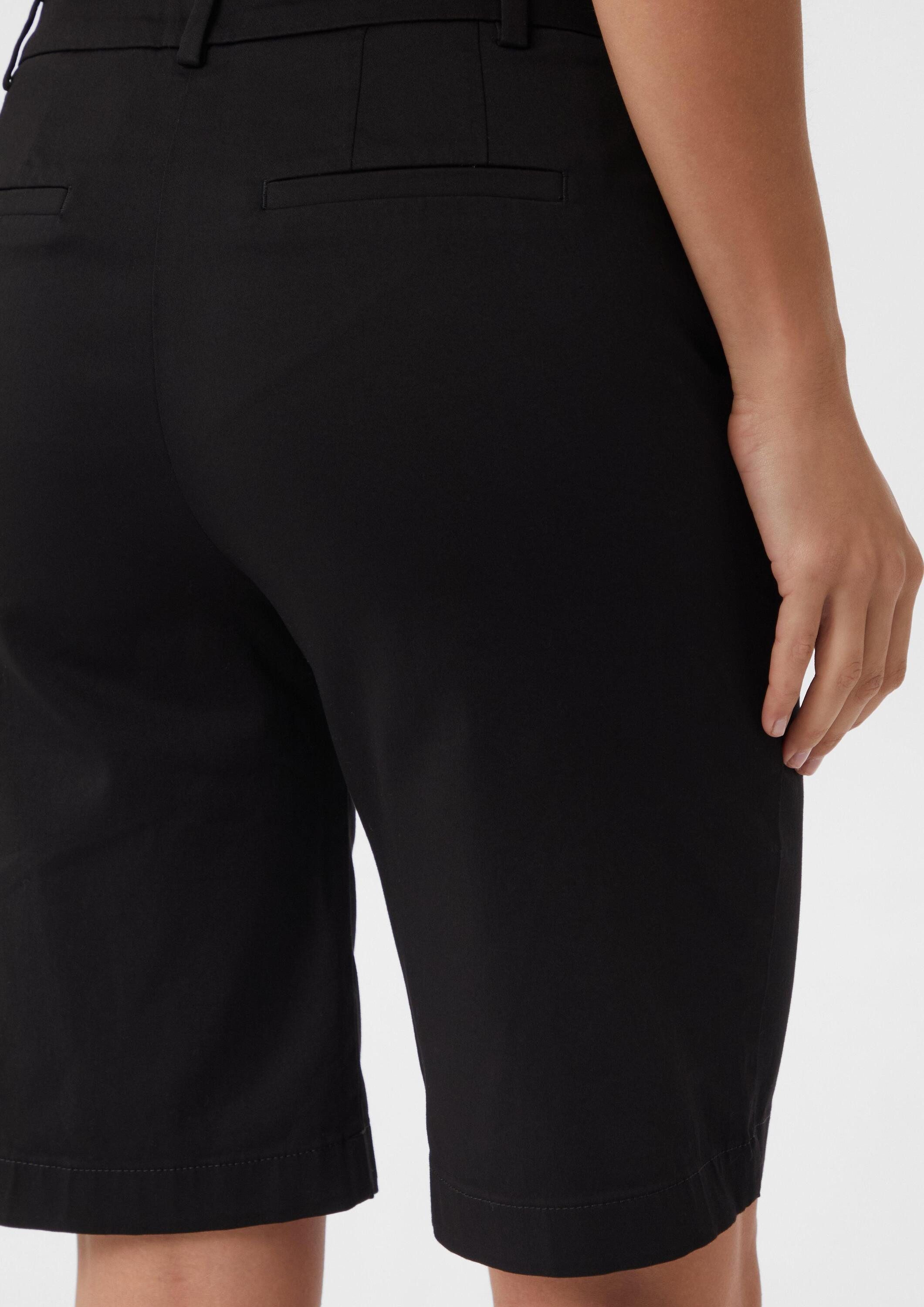 comma Shorts Bermuda Bermuda-Shorts aus Baumwollmix