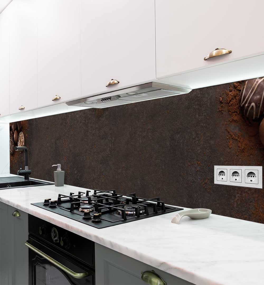 MyMaxxi Dekorationsfolie Küchenrückwand Pralinen selbstklebend Spritzschutz Folie