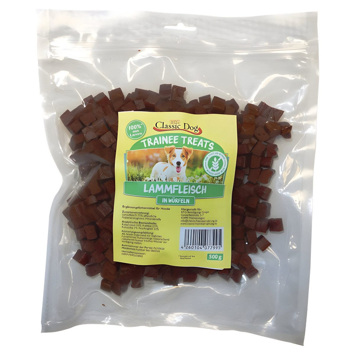 Classic Dog Trainee Treats Lammfleischwürfel 500 g, Snack für: Hund