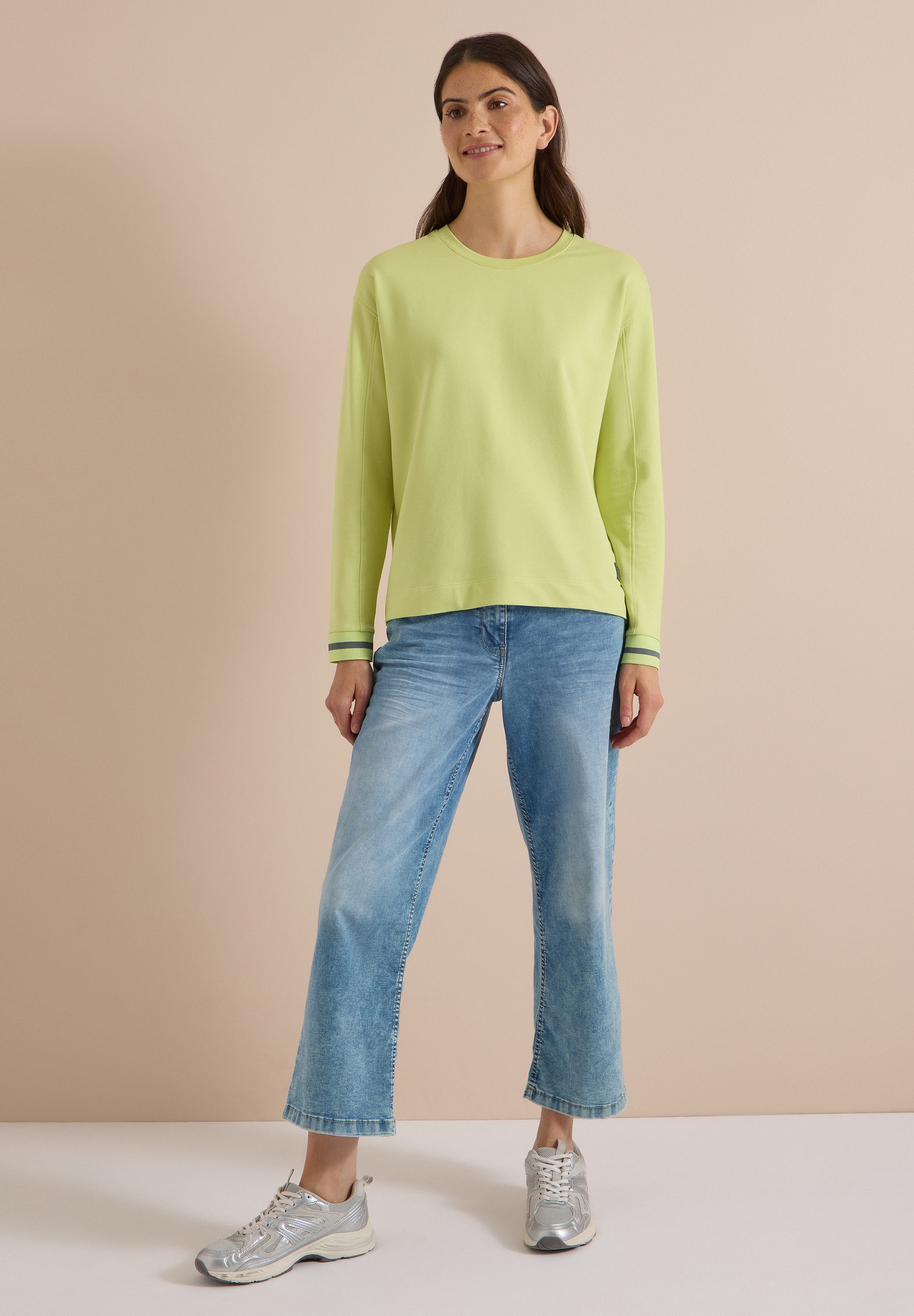 CECIL Langarmshirt mit Rundhalsausschnitt