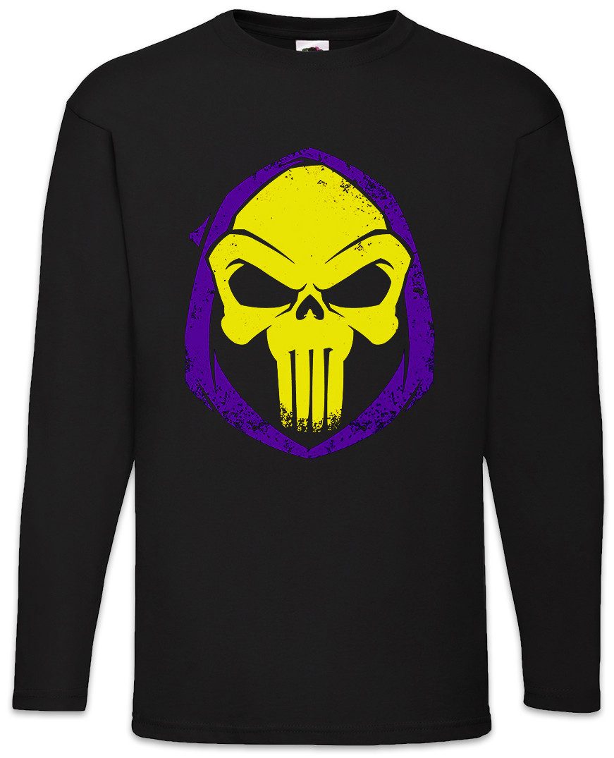 Langarmshirt Punish Eternis Skull Langarm T-Shirt Vigilante Masters Logo Schädel
