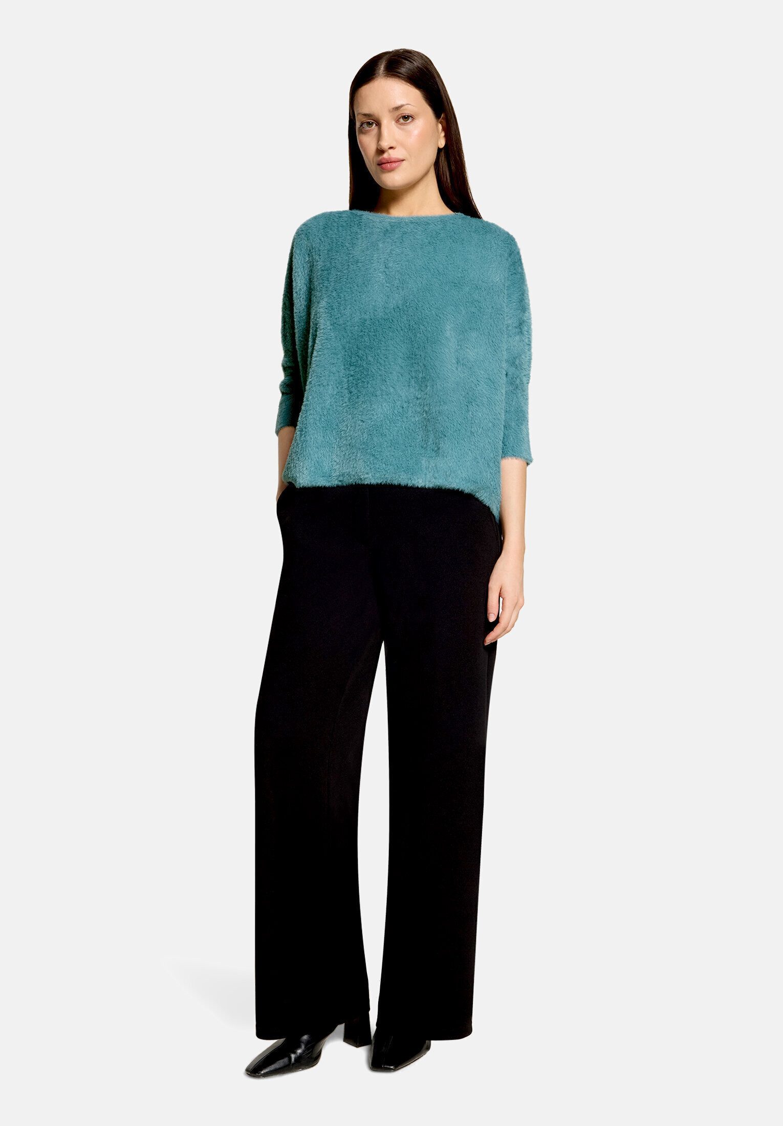 Betty Barclay Strickpullover Damen mit U-Boot-Ausschnitt (1-tlg)