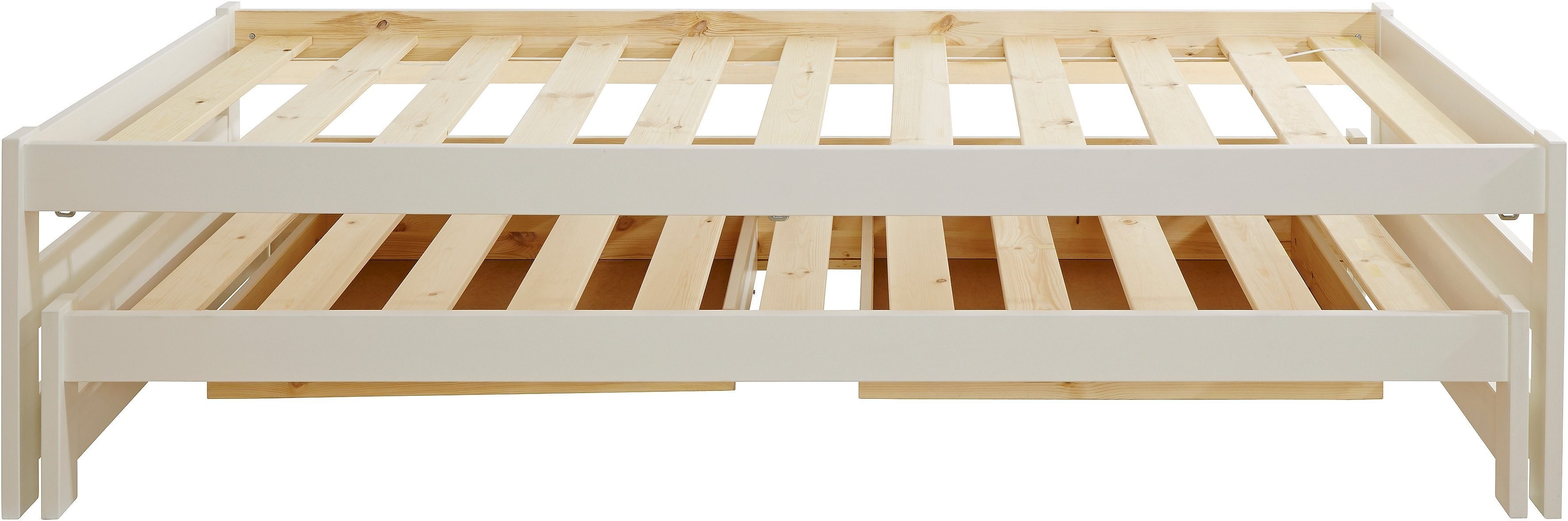 OTTO home Funktionsbett "TORGNY " mit 2 Schubladen, mit zwei Schlafplätzen, aus massiver Kiefer, FSC®-zertifiziert