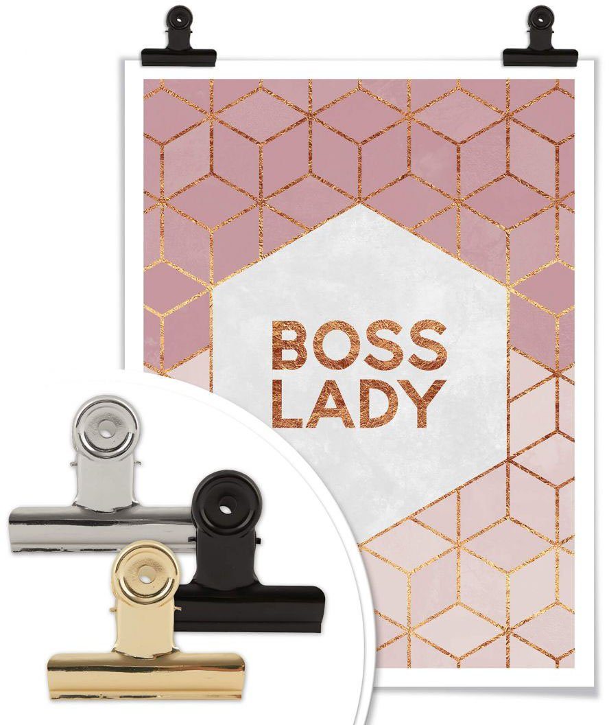 Boss St) Lady, Personen Wall-Art (1 Poster