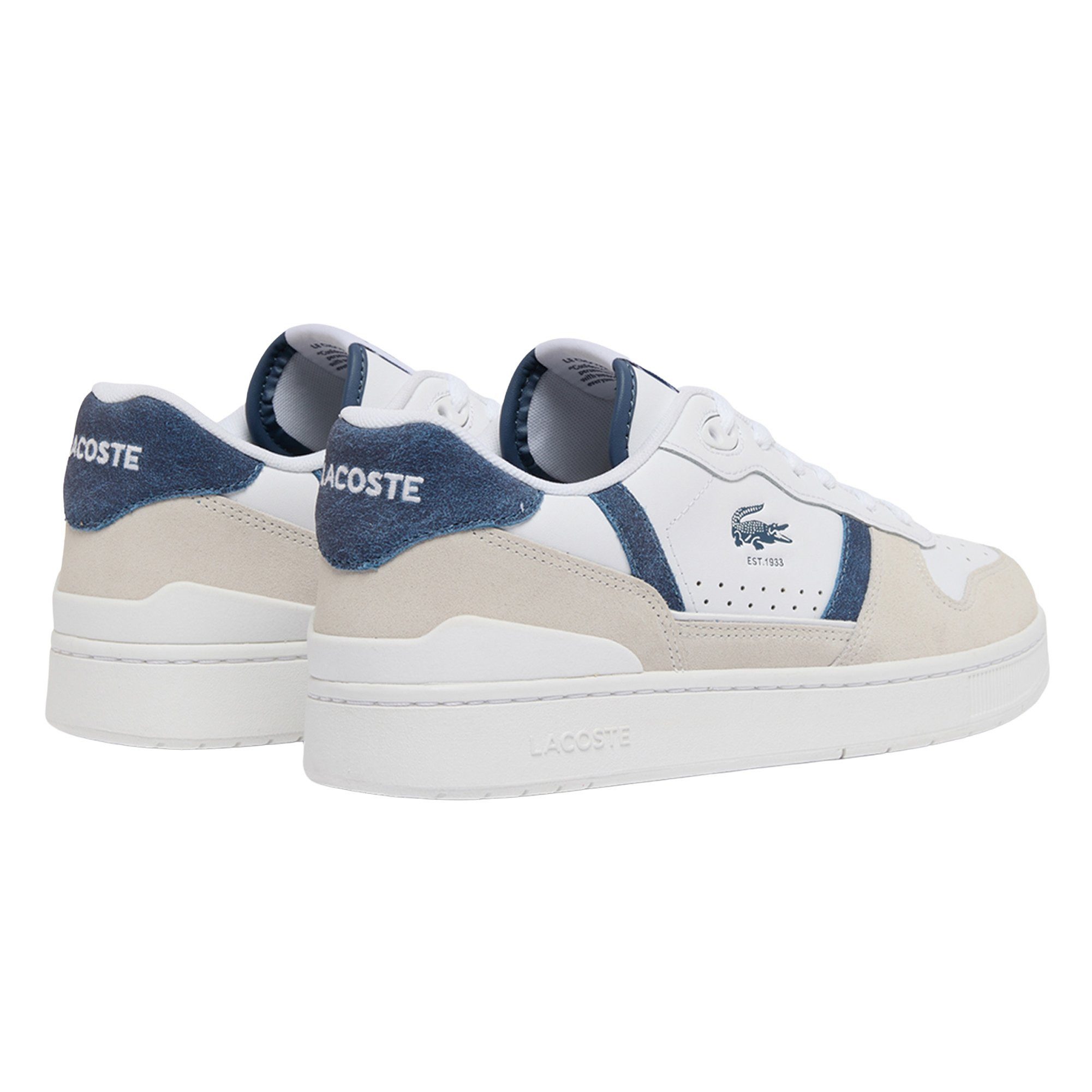 Lacoste Herren Sneaker Leder T-CLIP SET 126 5 SMA Sneaker
