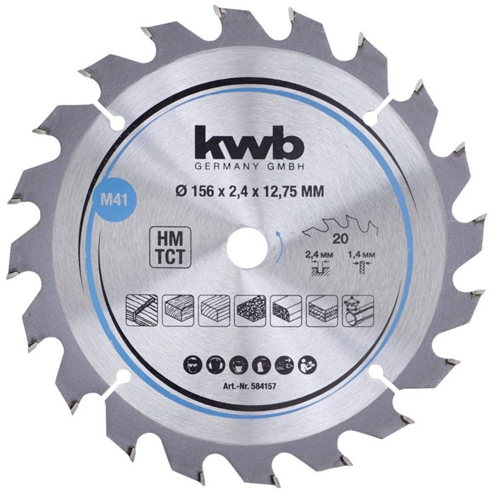 kwb Kreissägeblatt Span-Platten Kreissäge-Blatt, Holz-/Hartholz, 156 günstig online kaufen