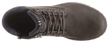 Dockers by Gerli Schnürboots Hiking Boot, Trekking Boot, Schnürstiefel mit Reißverschluss