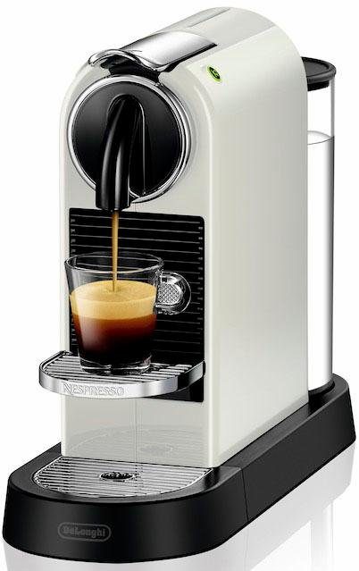 White, Kapseln Nespresso DeLonghi, EN Willkommenspaket CITIZ 167.W inkl. Kapselmaschine mit 7 von