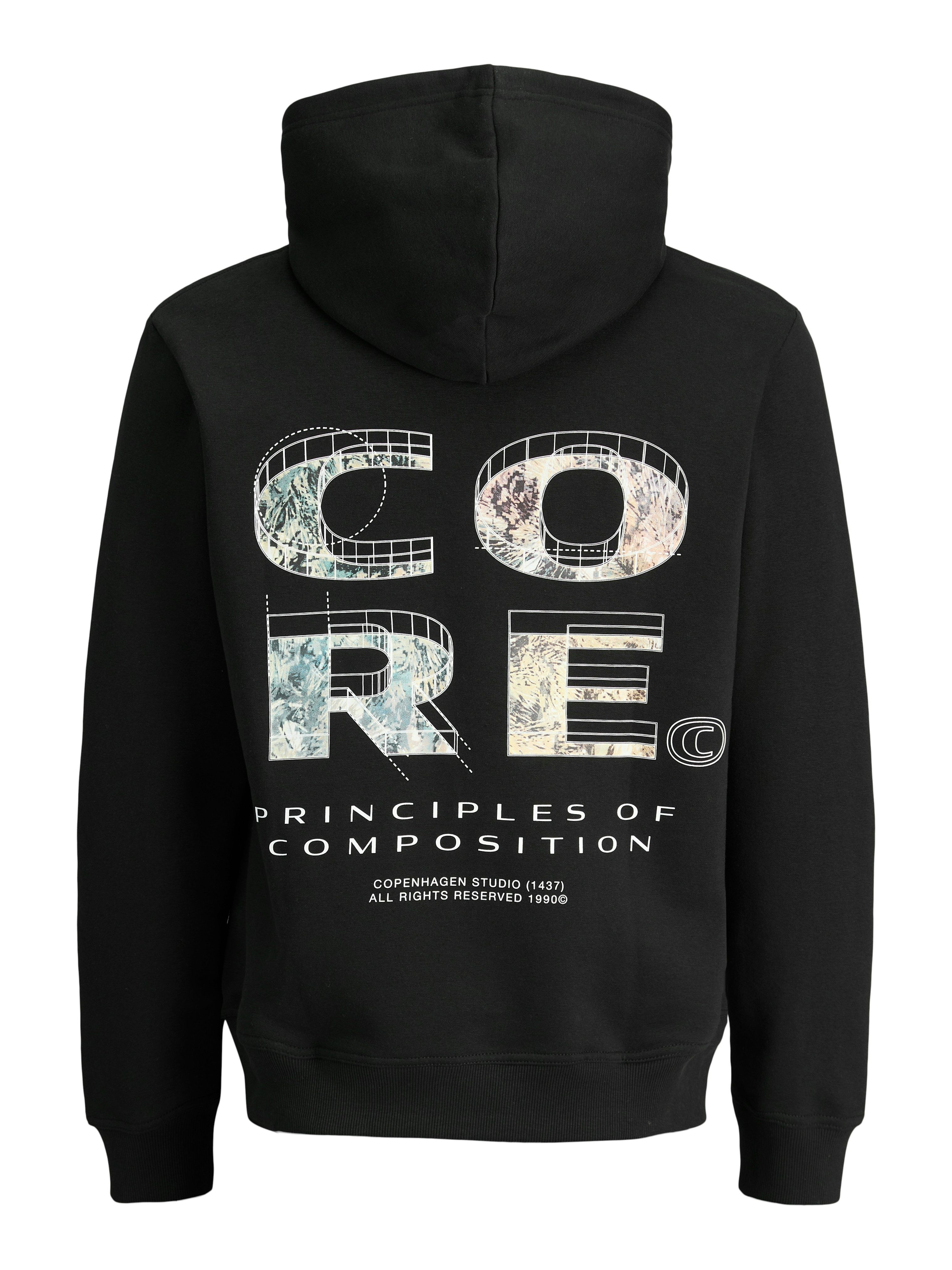 Jack & Jones Kapuzensweatshirt JCOSTANCE TEXT PRINT SWEAT HOOD günstig online kaufen