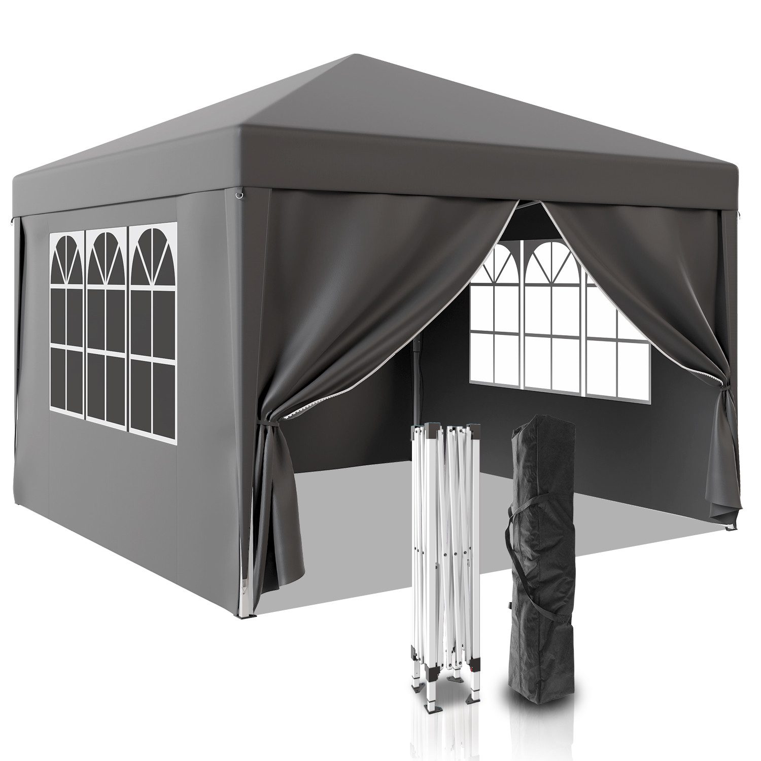 GUNJI Faltpavillon Faltbare Gartenlaube 2*2/3*3 Wasserdichtes günstig online kaufen